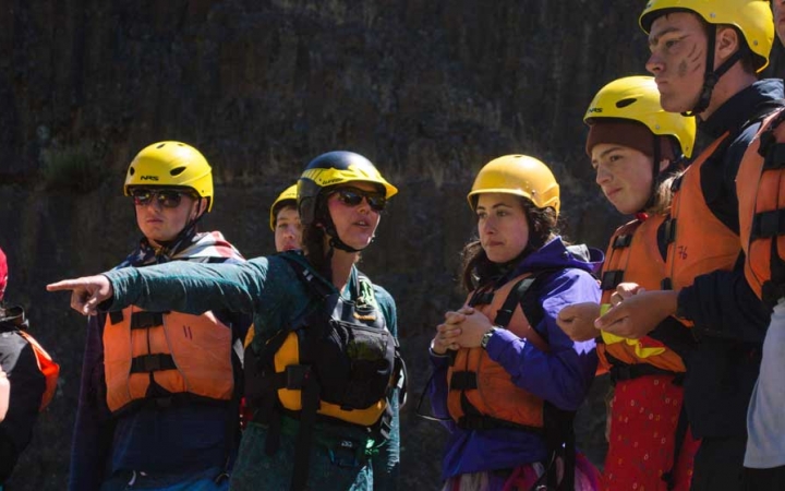 rafting course for teens